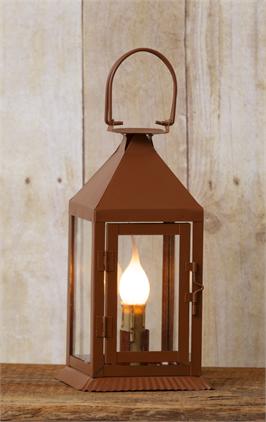 Electric Lantern Style Lamp Rusty