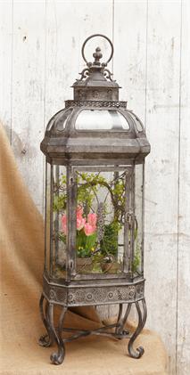 Lantern - Floral Embellishments