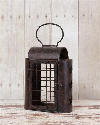 Grungy Lantern With Stars