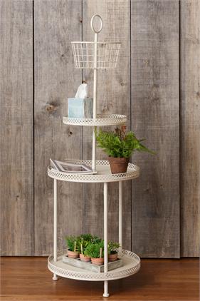 Floor Standing Rack - Cream
