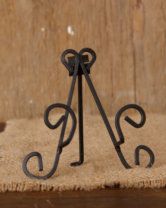 Foldable Frame/Plate Holder - Black