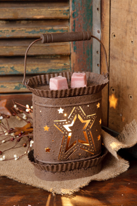 Tart Warmer - Electric Rustybrown Star