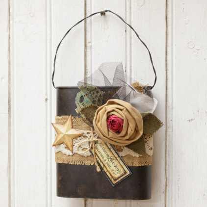 Bucket With Flowers - All That We Love