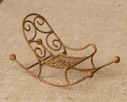 Mini Garden Decor - Rocking Chair