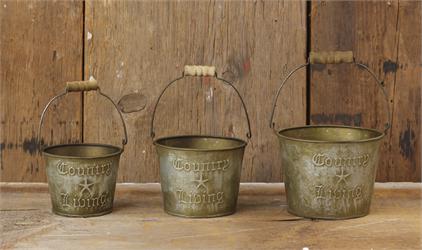Country Living Buckets