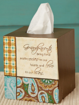 GRANDPARENTS - TISSUE BOX COVER