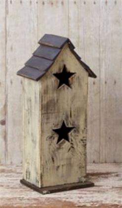 Americana Birdhouse - White
